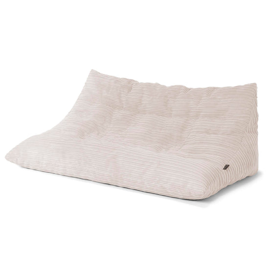 Pufa sofa podłogowa Noah - Klasyczny sztruks Kość słoniowa 02