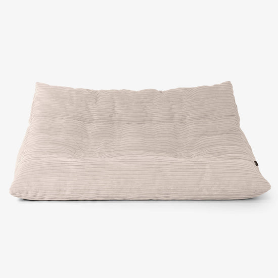 Pufa sofa podłogowa Noah - Klasyczny sztruks Kość słoniowa 01