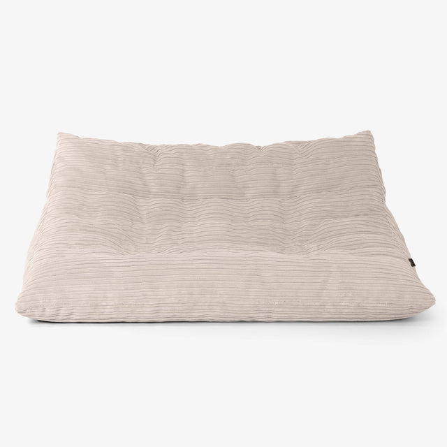 Pufa sofa podłogowa Noah - Klasyczny sztruks Kość słoniowa 01