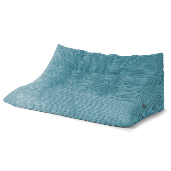 Pufa sofa podłogowa Noah - Klasyczny sztruks Morski błękit 02