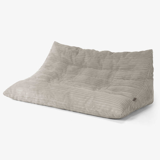 Pufa sofa podłogowa Noah - Klasyczny sztruks Mysi 02