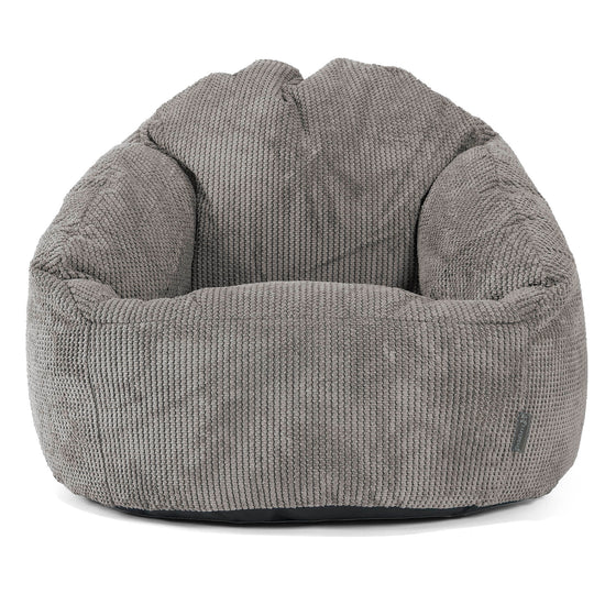 Siedzisko pufa sako Bubble - Pom Pom Antracytowa szarość 01
