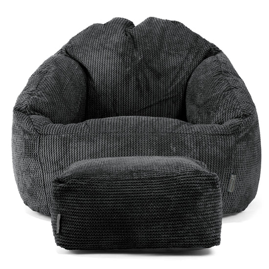 Siedzisko pufa sako Bubble - Pom Pom Czerń 02
