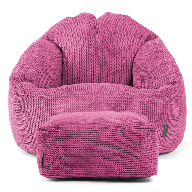 Siedzisko pufa sako Bubble - Pom Pom Róż 02