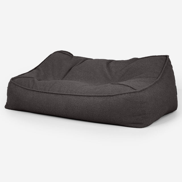 Sofa pufa Sloucher Zamienny Pokrowiec - Boucle 01