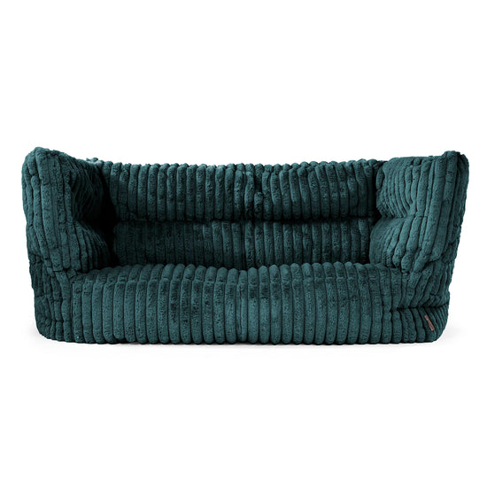 Sofa 2-osobowa pufa Albert 2.0 - Sztruks ultra plusz Turkus 01