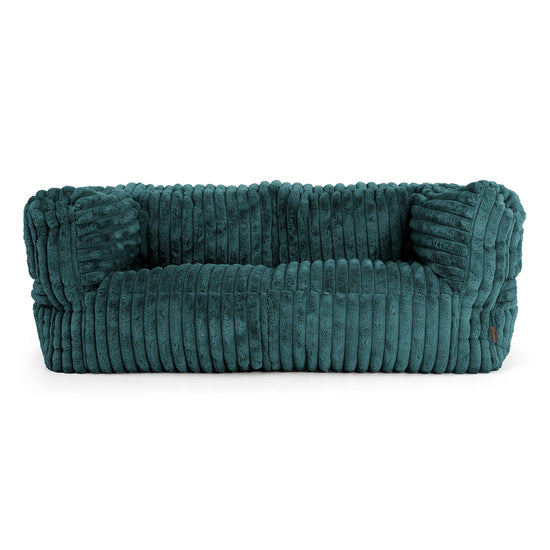 Sofa 2-osobowa pufa Albert - Sztruks ultra plusz Turkus 01
