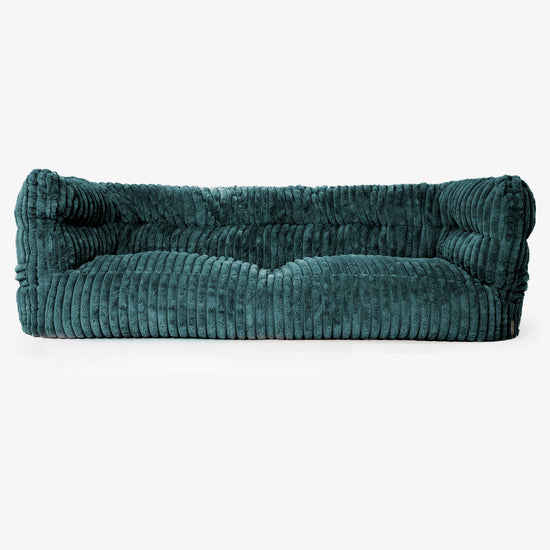 Sofa 3-osobowa pufa Albert 2.0 - Sztruks ultra plusz Turkus 01