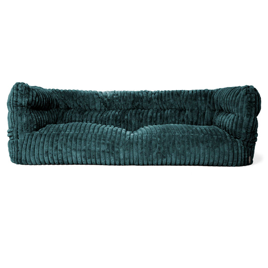 Sofa 3-osobowa pufa Albert 2.0 - Sztruks ultra plusz Turkus 01