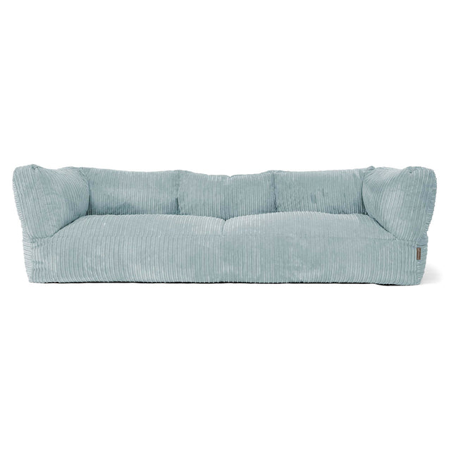 Sofa 3-osobowa pufa Albert - Klasyczny sztruks Miętowa Zieleń 01