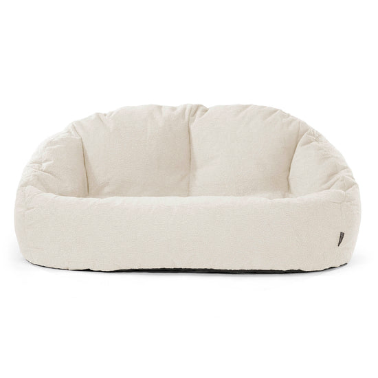 Sofa pufa Bubble - Boucle Kość słoniowa 01
