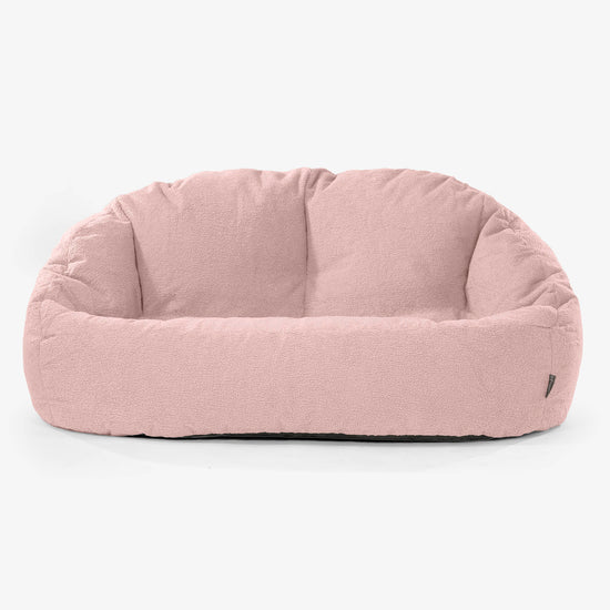 Sofa pufa Bubble - Boucle Róż 01