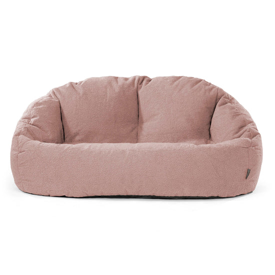 Sofa pufa Bubble - Boucle Róż 01