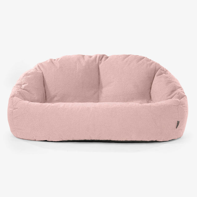 Sofa pufa Bubble - Boucle Róż 01