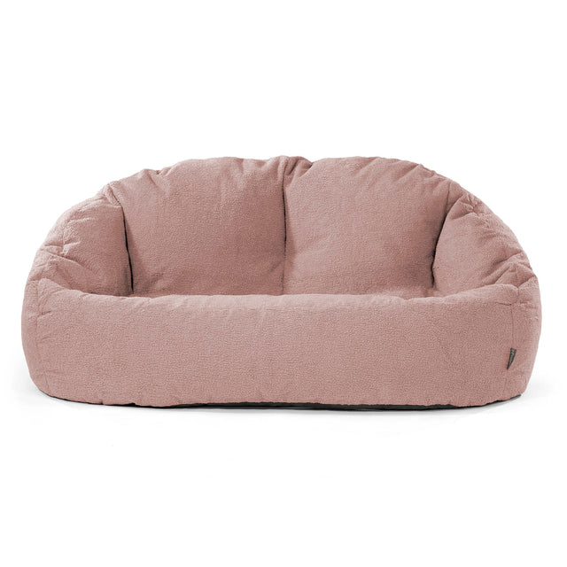 Sofa pufa Bubble - Boucle Róż 01