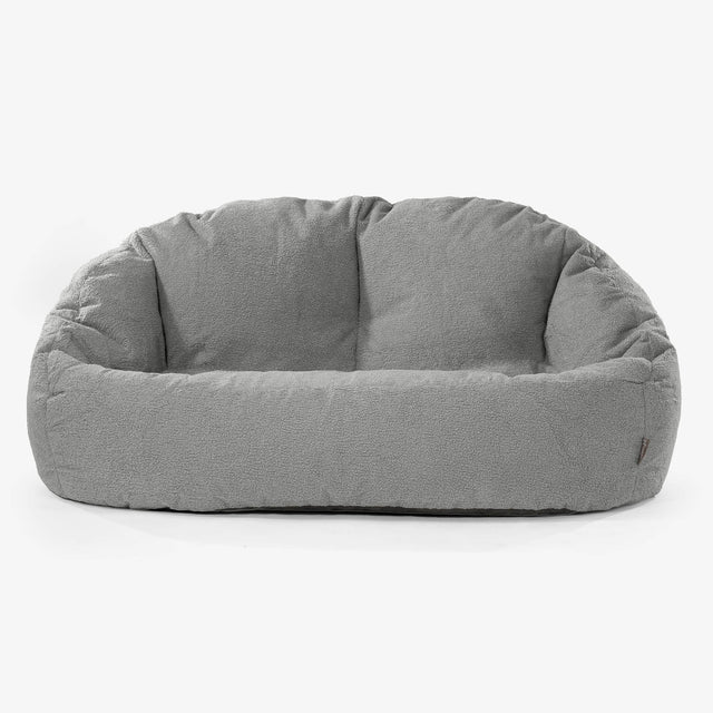 Sofa pufa Bubble - Boucle Szarość 01