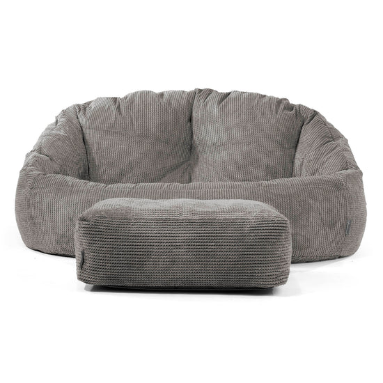 Sofa pufa Bubble - Pom Pom Antracytowa szarość 02