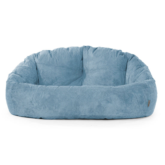 Sofa pufa Bubble - Pom Pom Błękit królewski 01