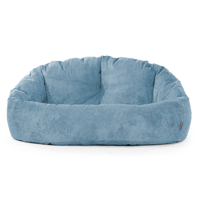 Sofa pufa Bubble - Pom Pom Błękit królewski 01
