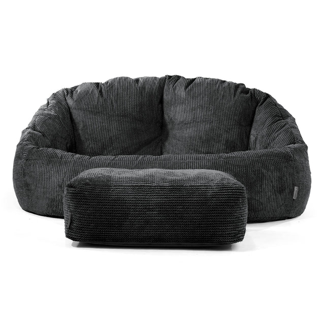 Sofa pufa Bubble - Pom Pom Czerń 02