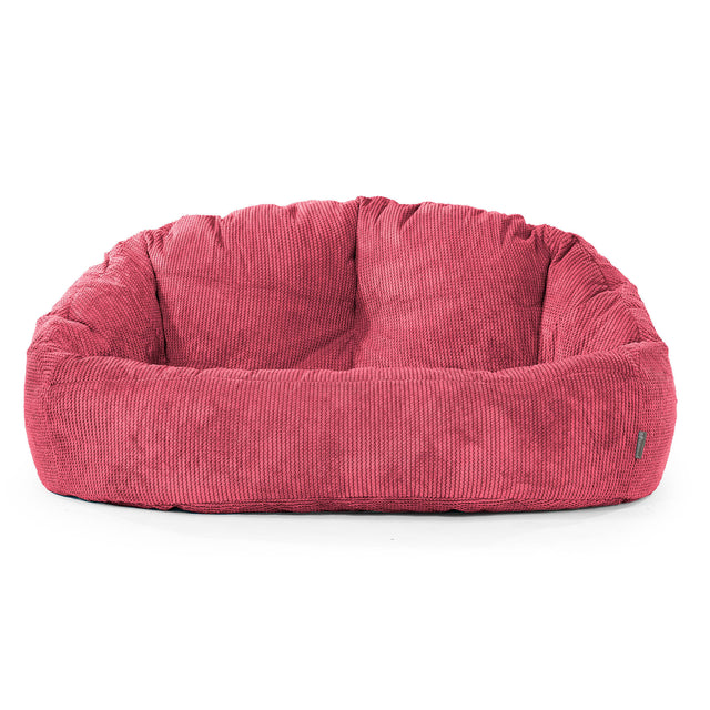 Sofa pufa Bubble - Pom Pom Czerwony pastelowy 01