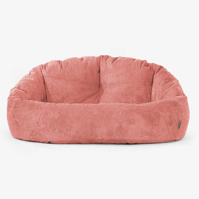 Sofa pufa Bubble - Pom Pom Dyniowy Pomarańczowy 01