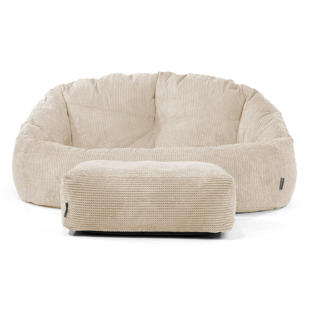 Sofa pufa Bubble - Pom Pom Kość słoniowa 02