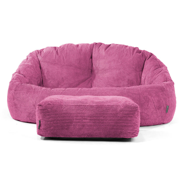 Sofa pufa Bubble - Pom Pom Róż 02