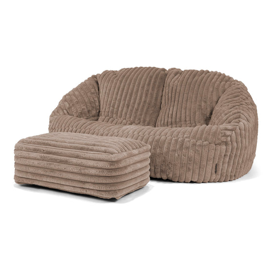 Sofa pufa Bubble - Sztruks ultra plusz Mysi 03
