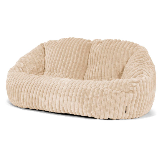 Sofa pufa Bubble - Sztruks ultra plusz Śmietanka 04