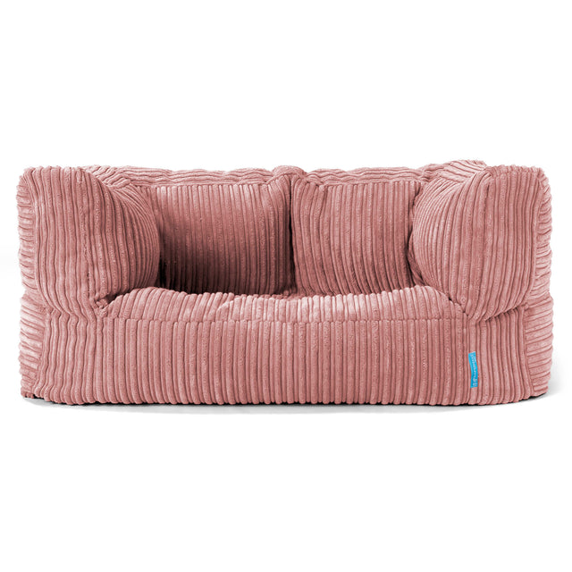 Sofa pufa dla dzieci Albert 2-6 lat - Klasyczny sztruks Brzoskwinia 01