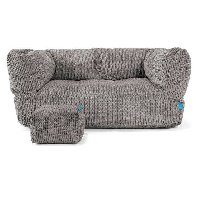 Sofa pufa dla dzieci Albert 2-6 lat - Pom Pom Antracytowa szarość 02