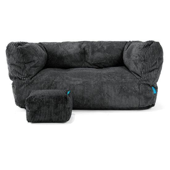 Sofa pufa dla dzieci Albert 2-6 lat - Pom Pom Czerń 02