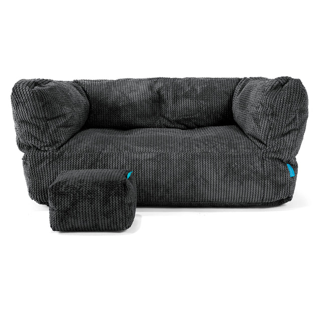 Sofa pufa dla dzieci Albert 2-6 lat - Pom Pom Czerń 02
