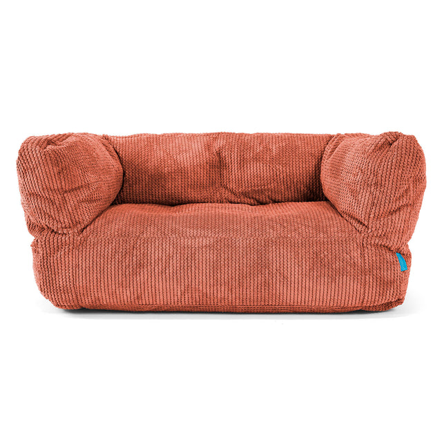 Sofa pufa dla dzieci Albert 2-6 lat - Pom Pom Dyniowy Pomarańczowy 01