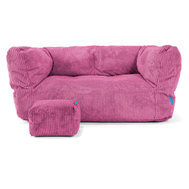Sofa pufa dla dzieci Albert 2-6 lat - Pom Pom Róż 02