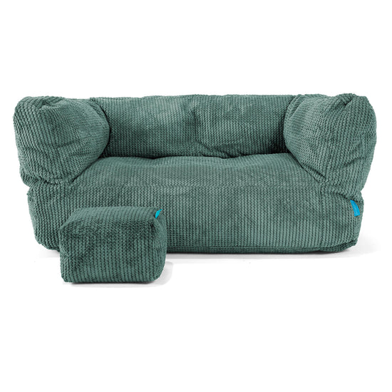 Sofa pufa dla dzieci Albert 2-6 lat - Pom Pom Zielony Mech 02