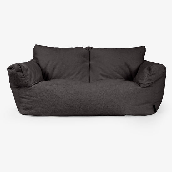 Sofa pufa Josephine - Boucle Grafit szarość 01