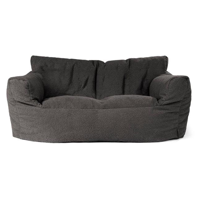 Sofa pufa Josephine - Boucle Grafit szarość 01