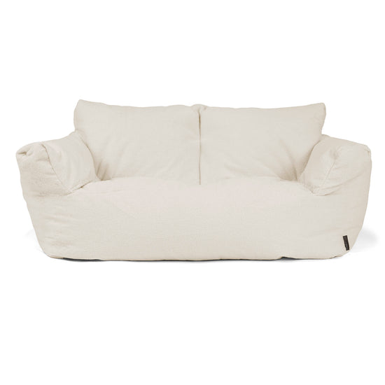 Sofa pufa Josephine - Boucle Kość słoniowa 01