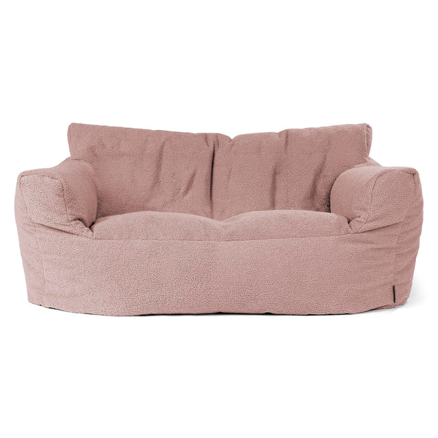 Sofa pufa Josephine - Boucle Róż 01