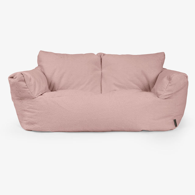 Sofa pufa Josephine - Boucle Róż 01