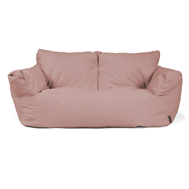 Sofa pufa Josephine - Boucle Róż 01