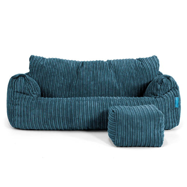 Sofa pufa Josephine dla dzieci 1-5 lat - Klasyczny sztruks Granat 02