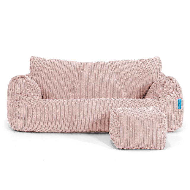 Sofa pufa Josephine dla dzieci 1-5 lat - Klasyczny sztruks Pudrowy 02
