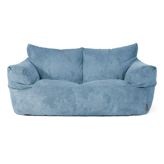 Sofa pufa Josephine - Pom Pom Błękit królewski 01