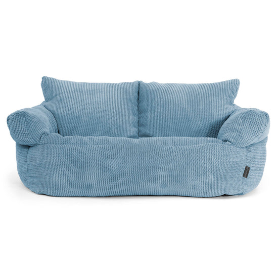 Sofa pufa Josephine - Pom Pom Błękit królewski 01