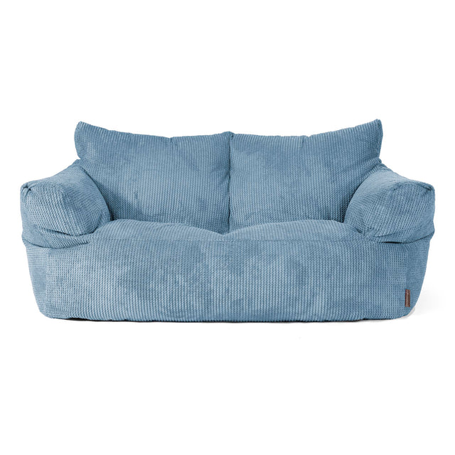 Sofa pufa Josephine - Pom Pom Błękit królewski 01