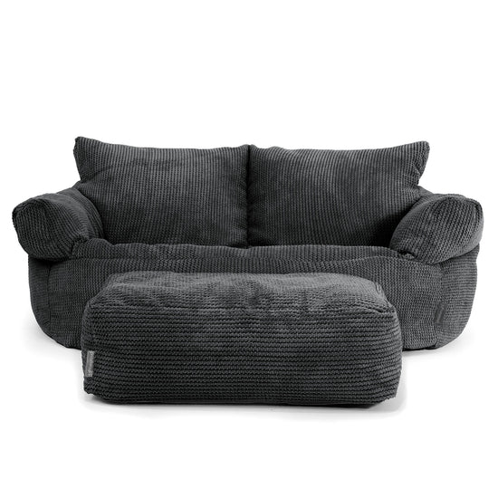 Sofa pufa Josephine - Pom Pom Czerń 02