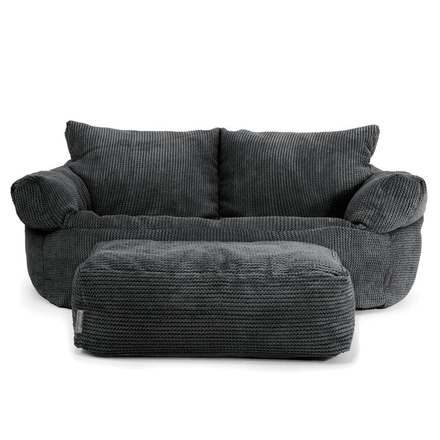 Sofa pufa Josephine - Pom Pom Czerń 02